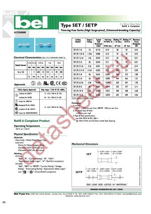 5ET 1.25-R datasheet  